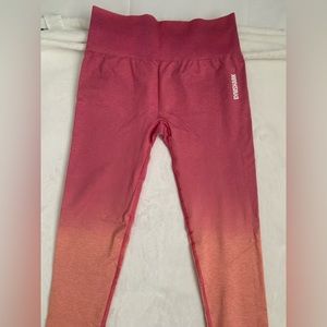 Ombré Gymshark Pink Leggings 🧡🩷